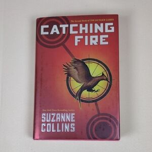 Catching Fire Hunger Games Book Suzanne Collins Hardcover YA Dystopian Novel